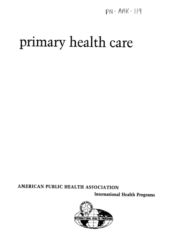 Primary health care issues : growth monitoring