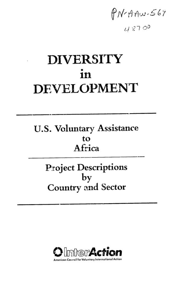 Final report on the three-week workshop on advanced training for population and social development in Kenya