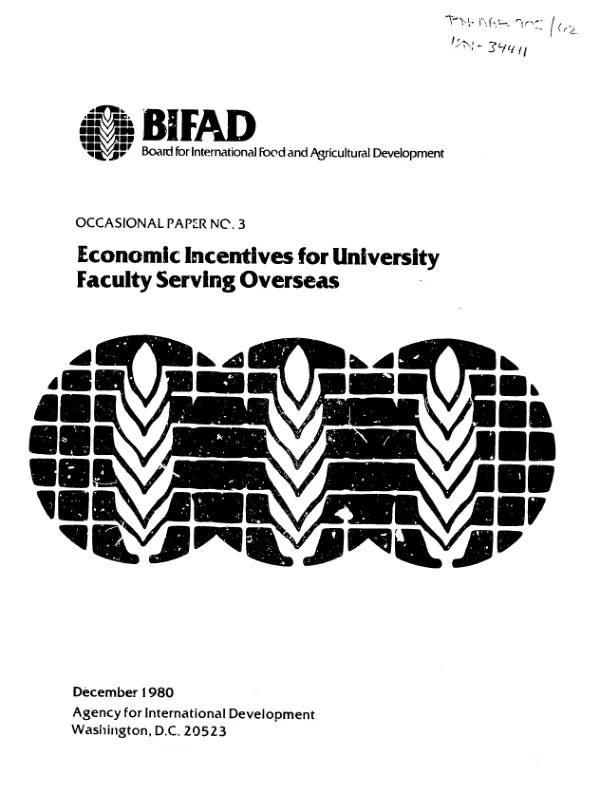 Economic incentives for university faculty serving overseas