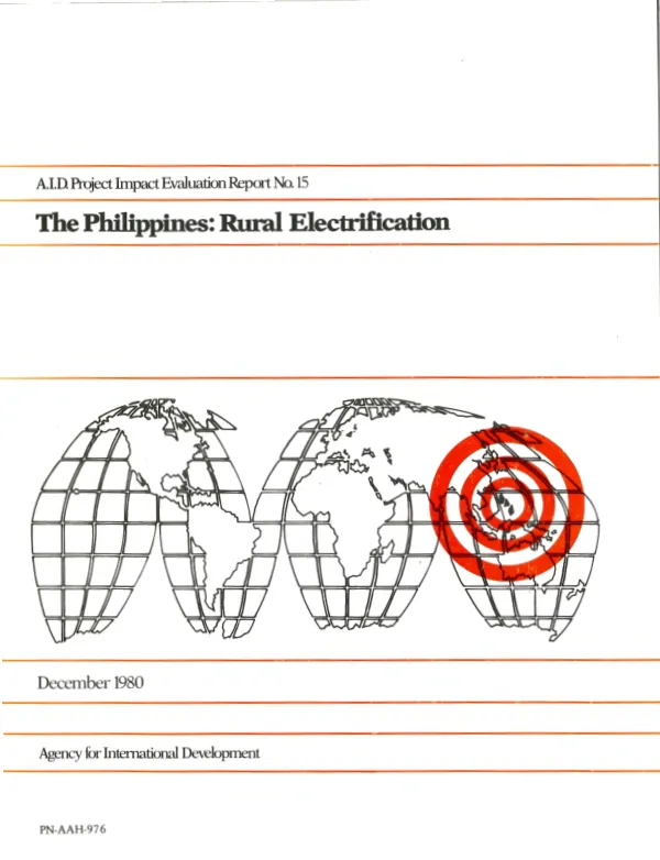 The Philippines : rural electrification