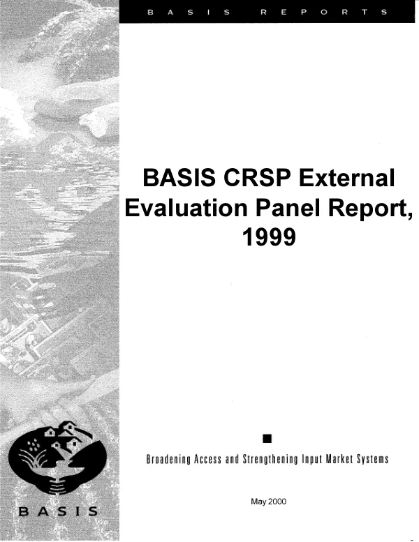 BASIS CRSP external evaluation : panel report, 1999