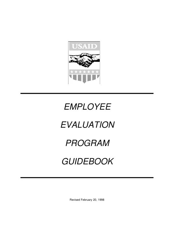 Employee evaluation program guidebook