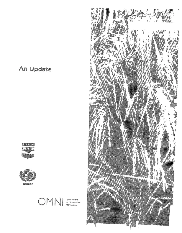 Fortification of wheat flour with vitamin A : an update