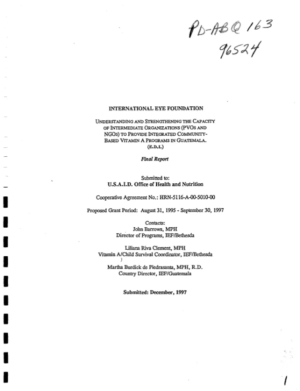 Informing Video Topics and Content on Maternal, Infant, and Young Child Nutrition and Handwashing: Situational Analysis and Formative Research in Maradi, Niger.