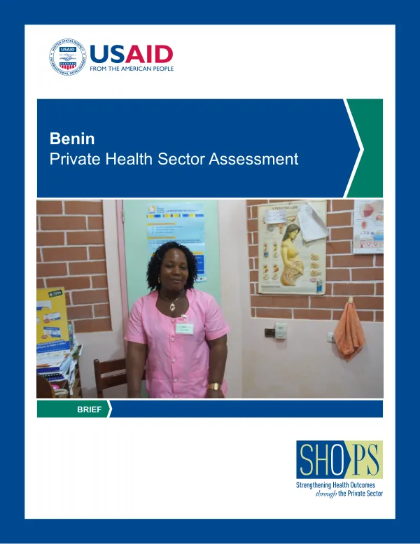Benin Private Health Sector Assessment