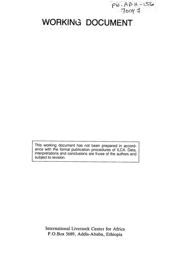 Impact of livestock pricing policies on meat and milk output in selected sub-Saharan African countries