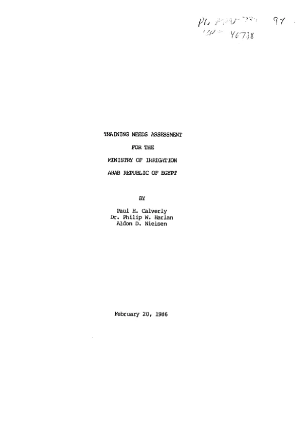 Horticulture improvement and training subproject : final evaluation report