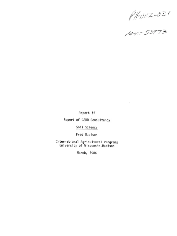 Soil science