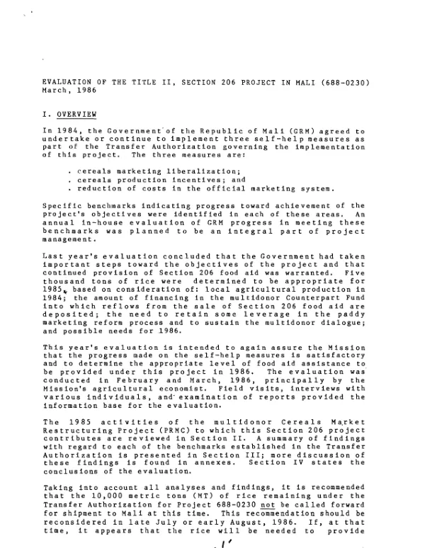 REDSO/WCA project assistance completion report for Africa emergency locust/grasshopper assistance project (698-0517) and Africa emergency locust assistance project (625-0517)