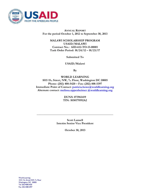 Audit of the Regional Mission for Europe"s environmental sector grant to the Czech and Slovak Republics