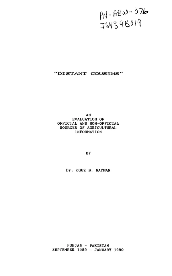 AID grant agreement no. FAO-0801-G-00-3035-00 with Africare in support of its proposal, entitled `Africare institutional support grant proposal (FY 1993-1997)", dated 18 December 1992