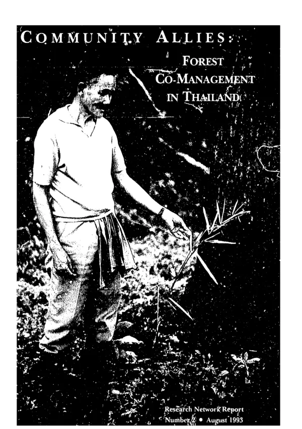 Community allies : forest co-management in Thailand