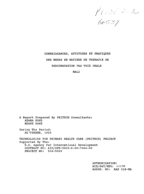 Assigning technical officers to ministries of health : a management study