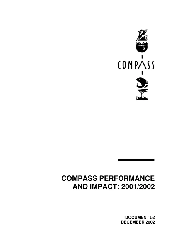 COMPASS performance and impact : 2001/2002
