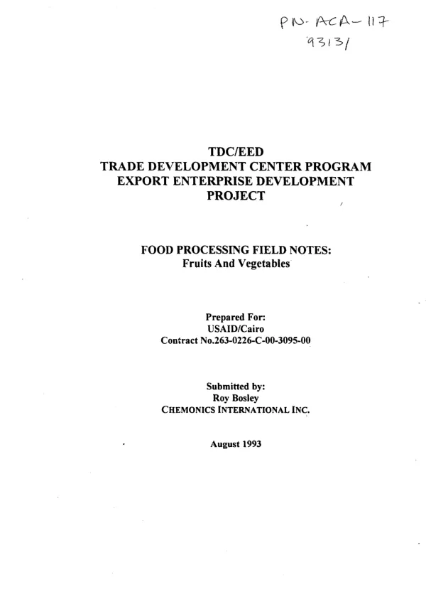 Review of subsector work in Bangladesh : final report