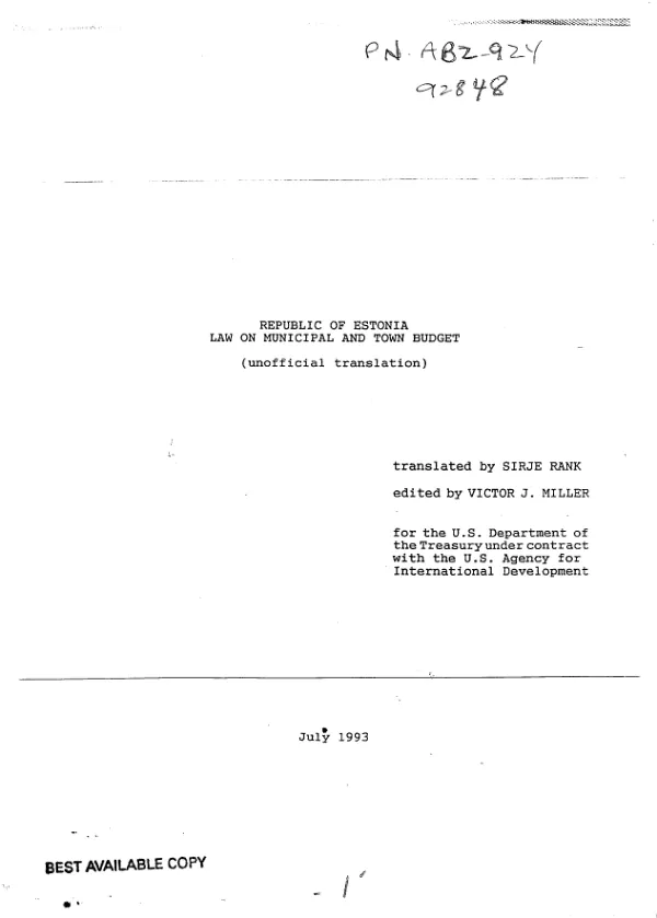 Commercialization initiatives at Ulaanbaatar[, Mongolia] Power Station #4 : volume 1