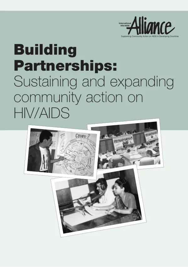 Building partnerships : sustaining and expanding community action on HIV/AIDS