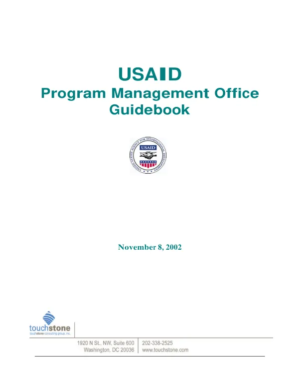 USAID Program Management Office guidebook