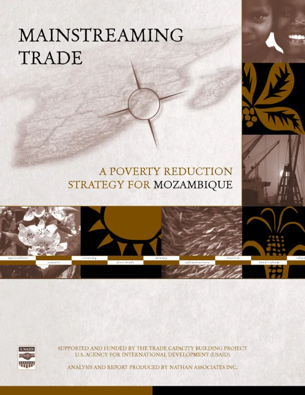 Mainstreaming trade : a poverty reduction strategy for Mozambique