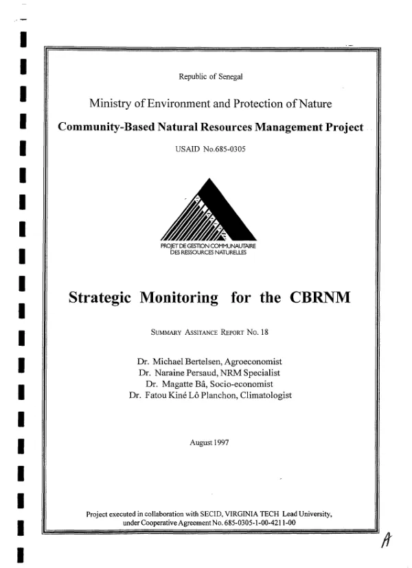 Mid-term evaluation : child survival XVI project Cameroon