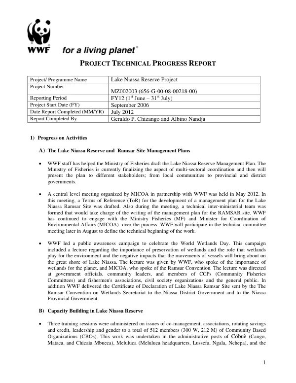 World Relief Rwanda : "Umucyo" child survival program -- first annual report, FY 2002