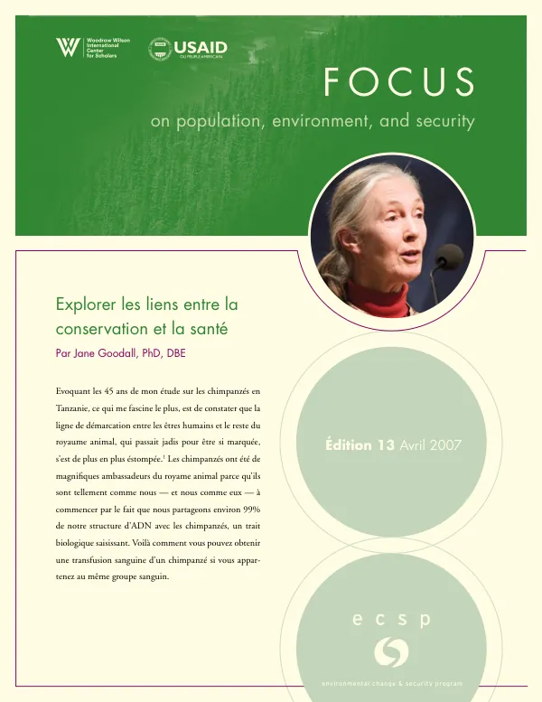 Explorer les liens entre la conservation et la sante