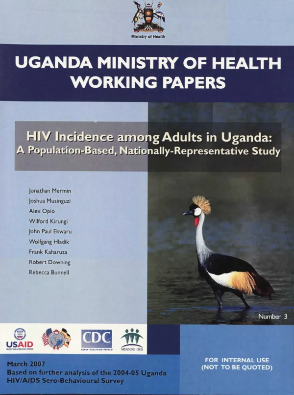 HIV incidence among adults in Uganda : a population-based, nationally-representative study