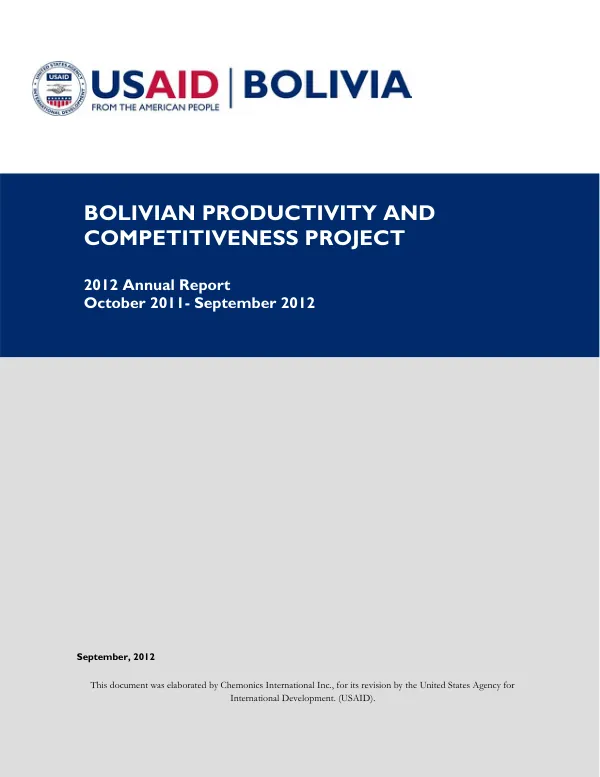 Analysis of the potential for development of SME purchase order finance products