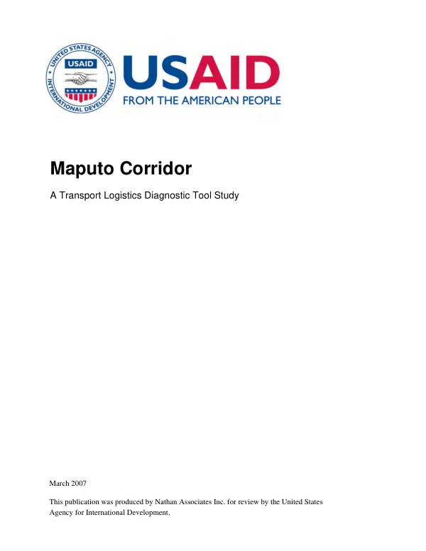 Maputo corridor : a transport logistics diagnostic tool study