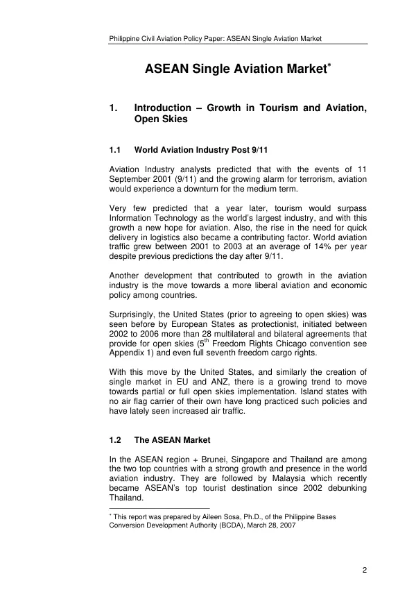ASEAN single aviation market