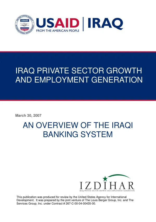 An overview of the Iraqi banking system