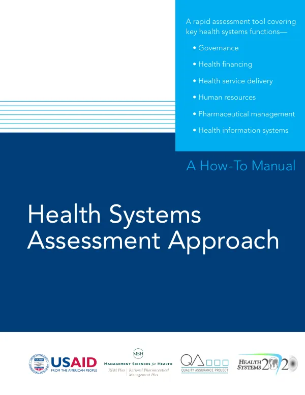 Health systems assessment approach : a how-to manual