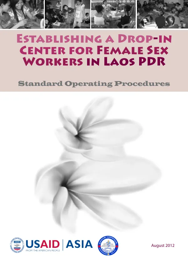 Standard Operating Procedure Establishing a drop-in Center for female sexworker in Laos PDR