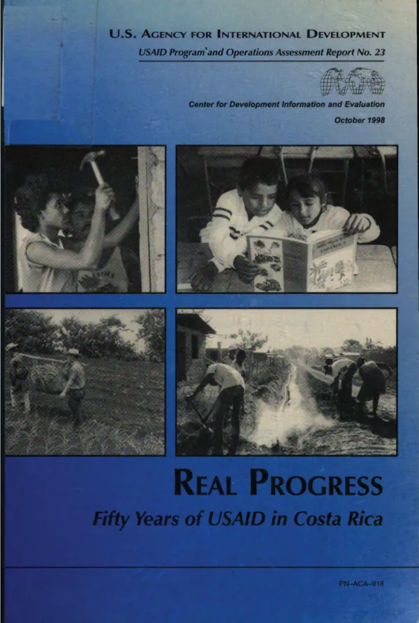Real progress : fifty years of USAID in Costa Rica