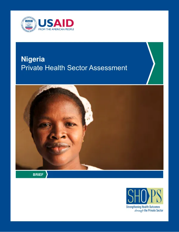 Nigeria private health sector assessment : brief