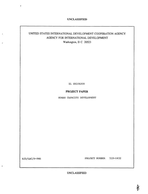 Human capacity development