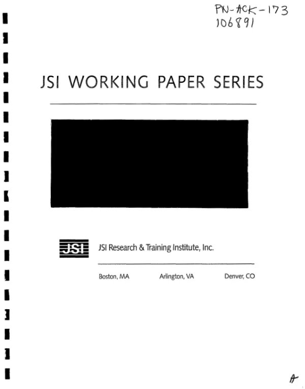 Reorienting community-based family planning services in Bangladesh : problems and prospects