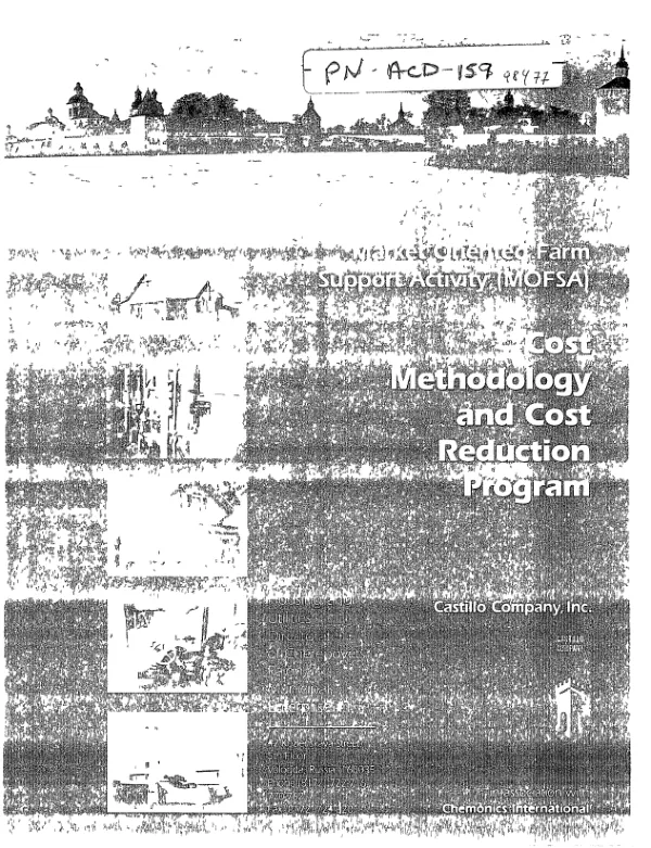 Marketing oriented farm support activity [MOFSA] : cost methodology and cost reduction program for Housing and Utilities Directorate of Cherepovets Raion [Russia], municipal enterprise no. 1