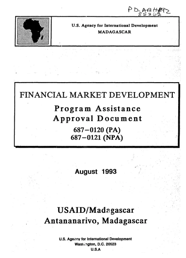 Financial market development