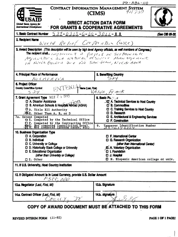 Final report for the end of program evaluation of the C-FAARM program