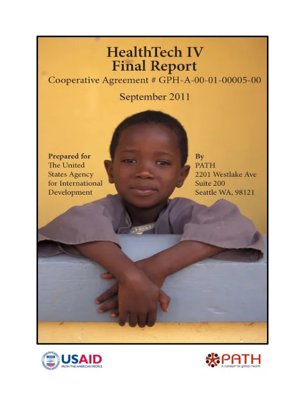 HealthTech IV final report
