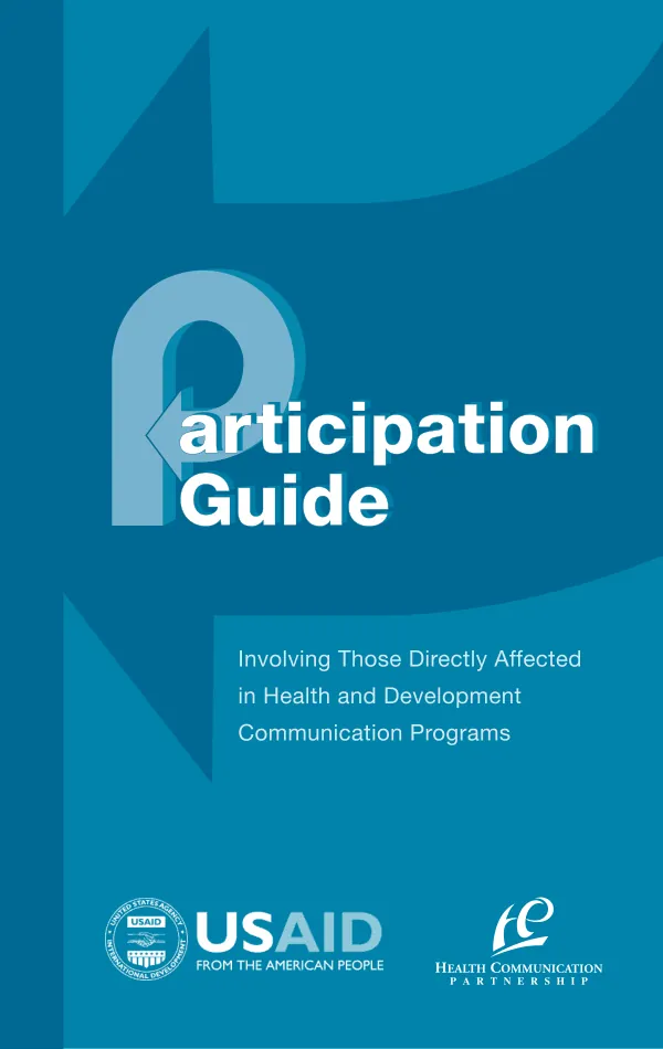 Involving those directly affected in health and development communication programs