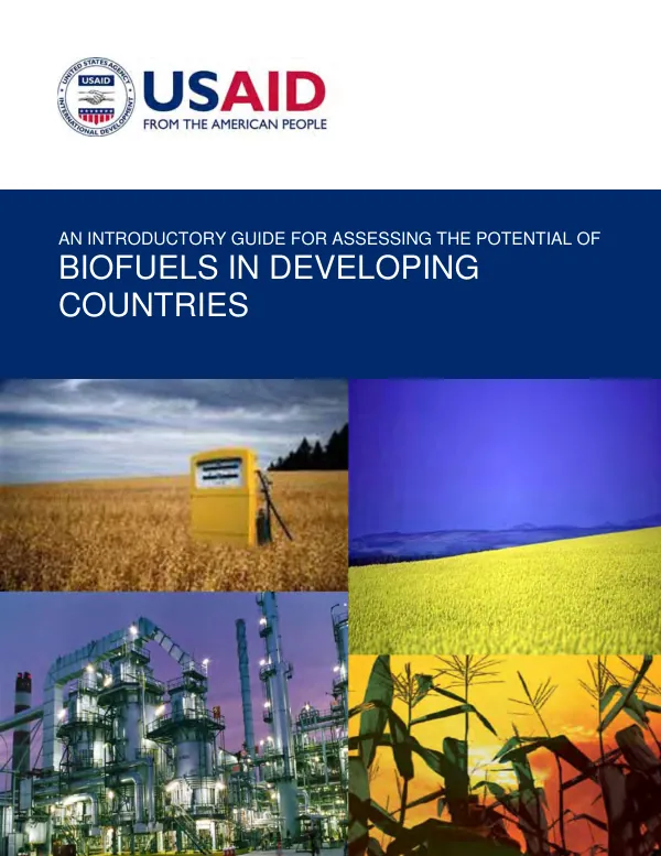 An introductory guide for assessing the potential of biofuels in developing countries