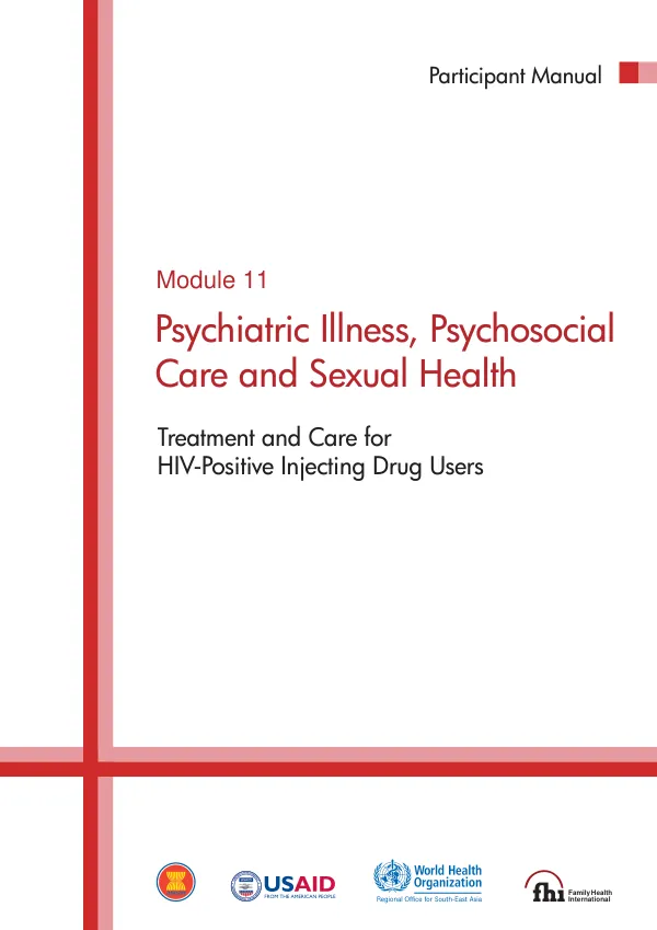 Psychiatric illness, psychosocial care and sexual health : participant manual