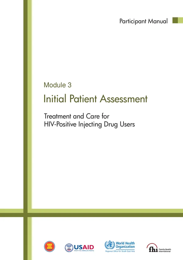 Initial patient assessment : participant manual