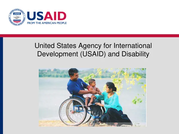 United States Agency for International Development (USAID) and disability
