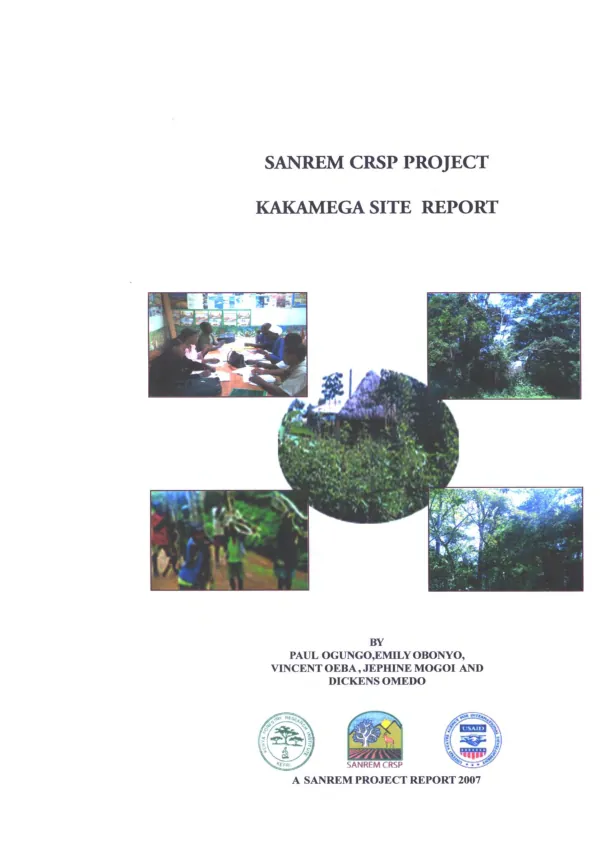 SANREM CRSP project : Kakamega site report