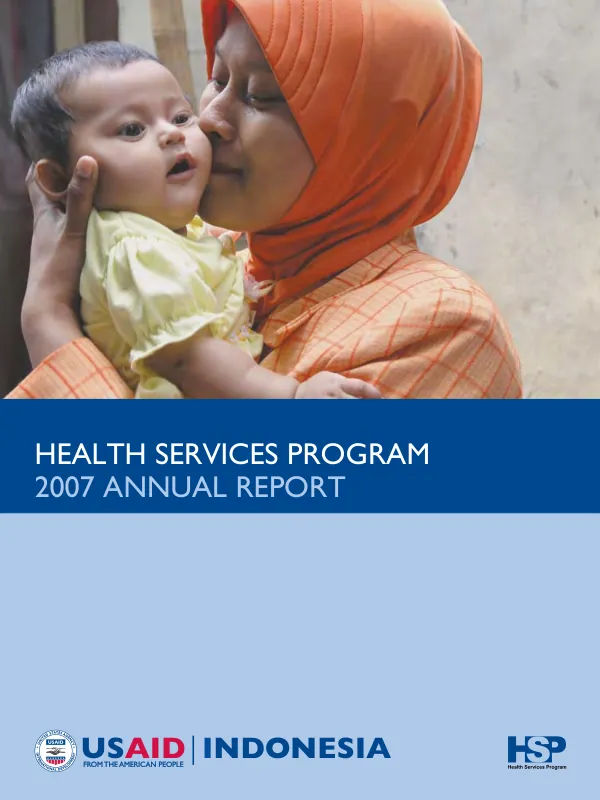 Health services program : 2007 annual report[, October 2006-September 2007]