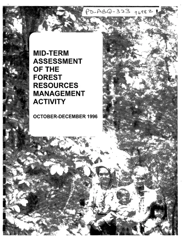 Mid-term assessment of the forest resources management activity