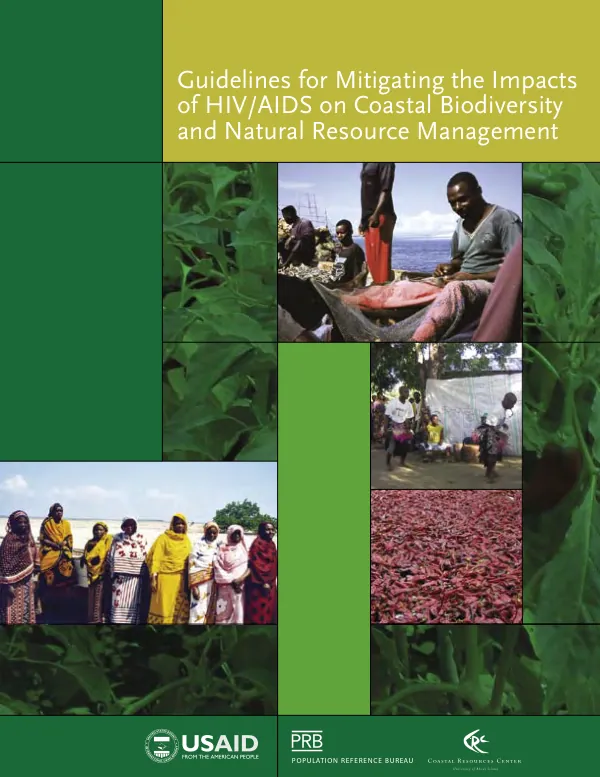 Guidelines for mitigating the impacts of HIV/AIDS on coastal biodiversity and natural resource management